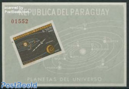 Paraguay 1962 Solar System S/s, Imperforated, Mint NH, Science - Transport - Astronomy - Space Exploration - Astrología