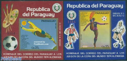 Paraguay 1974 World Cup Football Germany 2 S/s, Mint NH, Sport - Football - Paraguay