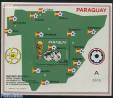 Paraguay 1982 World Cup Football Spain S/s, Mint NH, Sport - Football - Paraguay
