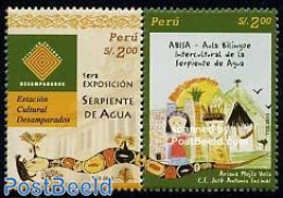 Peru 2003 Cultural Station 2v [:], Mint NH, Art - Children Drawings - Autres & Non Classés