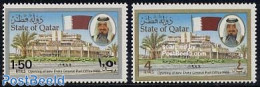 Qatar 1988 New Post Office 2v, Mint NH, Post - Posta