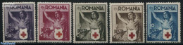 Romania 1941 Red Cross 5v, Mint NH, Health - Red Cross - Nuevos