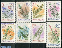 Romania 1966 Water Plants 8v, Mint NH, Nature - Flowers & Plants - Unused Stamps