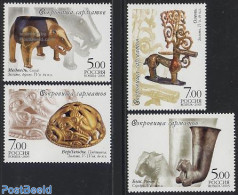 Russia 2005 Treasures Of Sarmat 4v, Mint NH, Nature - Bears - Art - Art & Antique Objects - Autres & Non Classés