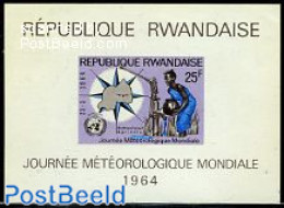 Rwanda 1964 Meteorology S/s, Mint NH, Science - Various - Meteorology - Maps - Klima & Meteorologie