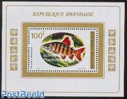 Rwanda 1973 Fish S/s, Mint NH, Nature - Fish - Vissen