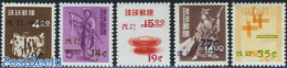 Ryu-Kyu 1960 Overprints 5v, Mint NH - Ryukyu Islands