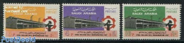 Saudi Arabia 1970 Steel Works 3v, Mint NH, Various - Industry - Fabrieken En Industrieën