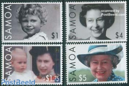 Samoa 2006 Elizabeth 80th Birthday 4v, Mint NH, History - Kings & Queens (Royalty) - Royalties, Royals