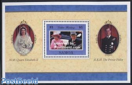 Samoa 1997 Royal Golden Wedding S/s, Mint NH, History - Kings & Queens (Royalty) - Royalties, Royals