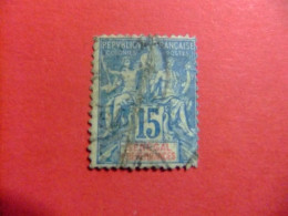 55 SENEGAL 1892 / COLONIA FRANCESA ((légende En Rojo O Rosa / YVERT 13 FU - Gebraucht