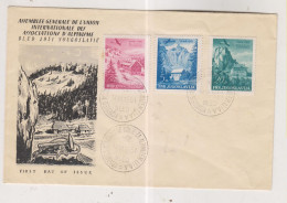 YUGOSLAVIA, 1951 Climbing BLED Nice Cover - Cartas & Documentos