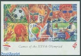 Singapore 1992 Olympic Games Barcelona S/s, Mint NH, Sport - Athletics - Basketball - Football - Olympic Games - Saili.. - Atletiek