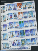 Solomon Islands 1987 Americas Cup 50v (2 M/s), Mint NH, Sport - Transport - Various - Sailing - Ships And Boats - Maps - Voile