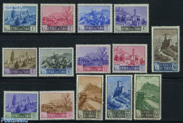 San Marino 1949 Definitives 14v, Unused (hinged) - Unused Stamps