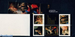 San Marino 2006 Christmas 5v In Booklet, Mint NH, Religion - Christmas - Stamp Booklets - Art - Paintings - Ongebruikt