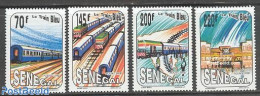 Senegal 1992 The Blue Train 4v, Mint NH, Transport - Railways - Eisenbahnen
