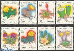 Somalia 1995 Succulents 8v, Mint NH, Nature - Cacti - Flowers & Plants - Cactus