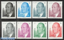 Spain 2002 Definitives, Juan Carlos 8v, Mint NH - Unused Stamps