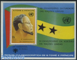 Sao Tome/Principe 1981 35 Years UNO S/s, Mint NH, History - United Nations - Sao Tomé E Principe