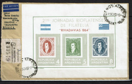 ARGENTINA 1966 Antartico, Bloc Commemoratif Rivadavias - Altri & Non Classificati