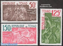 Chad 1974 Football Games 3v, Mint NH, Sport - Football - Sport (other And Mixed) - Sonstige & Ohne Zuordnung