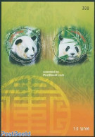 Thailand 2005 Panda S/s, Relationship With P.R. China, Mint NH, Nature - Various - Round-shaped Stamps - Pandas - Thailand