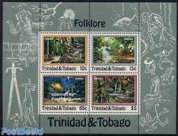 Trinidad & Tobago 1982 Folklore, Tales S/s, Mint NH, Art - Fairytales - Verhalen, Fabels En Legenden