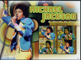 Togo 2010 Michael Jackson S/s, Mint NH, Performance Art - Michael Jackson - Music - Popular Music - Musik