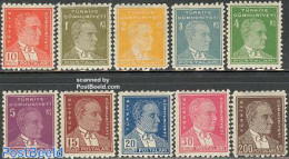Turkey 1951 Definitives 10v, Mint NH - Andere & Zonder Classificatie