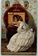 39680211 - Sign. Gampeurieder Karl Am Schreibtisch Frau H.K. U. Co.M. Palette Karte No. 7 - Autres & Non Classés