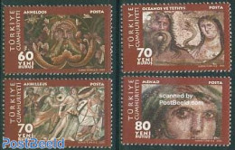 Türkiye 2005 Zeugma 4v, Mosaics, Mint NH, History - Archaeology - Andere & Zonder Classificatie