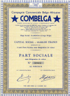 COMBELGA - Compagnie Commerciale Belgo-Africaine - Africa