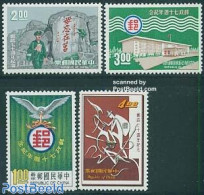Taiwan 1966 Postal Service 4v, Mint NH, Post - Post