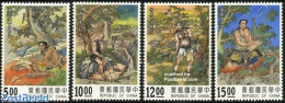 Taiwan 1994 Legends 4v, Mint NH, Nature - Poultry - Turtles - Art - Fairytales - Märchen, Sagen & Legenden