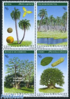 Uruguay 1998 Trees 4v [+], Mint NH, Nature - Trees & Forests - Rotary, Lions Club