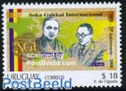 Uruguay 2000 Soka Gakkai Int. 1v, Mint NH - Uruguay