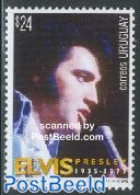 Uruguay 2002 Elvis Presley 1v, Mint NH, Performance Art - Elvis Presley - Music - Popular Music - Elvis Presley