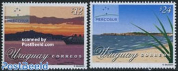 Uruguay 2002 Mercosur, Tourism 2v, Mint NH, Various - Tourism - Uruguay