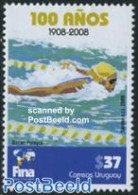 Uruguay 2008 100 Years Swimming Federation 1v, Mint NH, Sport - Sport (other And Mixed) - Swimming - Natation