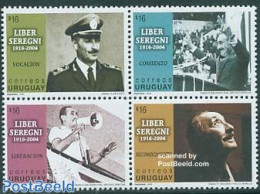 Uruguay 2005 Liber Seregni 4v [+], Mint NH, History - Politicians - Uruguay