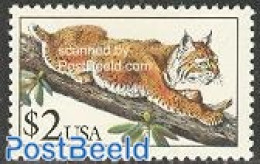 United States Of America 1990 Lynx 1v, Mint NH, Nature - Animals (others & Mixed) - Cat Family - Unused Stamps