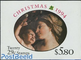 United States Of America 1994 Christmas Booklet, Mint NH, Religion - Christmas - Stamp Booklets - Nuevos