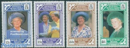 Virgin Islands 1990 Queen Mother 4v, Mint NH, History - Kings & Queens (Royalty) - Royalties, Royals