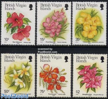 Virgin Islands 2000 Flowers 6v, Mint NH, Nature - Flowers & Plants - British Virgin Islands