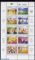 Venezuela 1991 Children Drawings 10v M/s, Mint NH, Art - Children Drawings - Venezuela