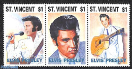 Saint Vincent 1992 Elvis Presley 3v [::], Mint NH, Performance Art - Elvis Presley - Popular Music - Elvis Presley