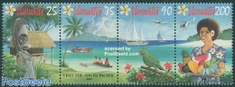 Vanuatu 1994 Tourism 4v [:::], Mint NH, Nature - Transport - Birds - Helicopters - Aircraft & Aviation - Ships And Boats - Elicotteri