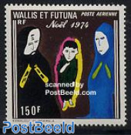 Wallis & Futuna 1974 Christmas 1v, Mint NH, Religion - Christmas - Kerstmis