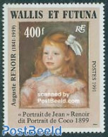 Wallis & Futuna 1991 Renoir 1v, Mint NH, Art - Modern Art (1850-present) - Autres & Non Classés